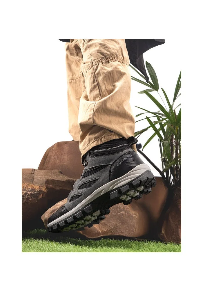 Bacca Bucci Grey ENDURO High-Top Outdoor Hiking Boots for Men | Best Price UAE